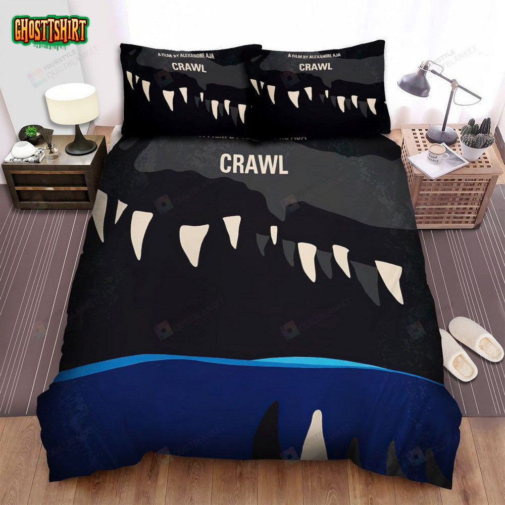 Crawl (I) Movie Art Bed Sheets Spread Comforter Duvet Cover Bedding Set Ver 2