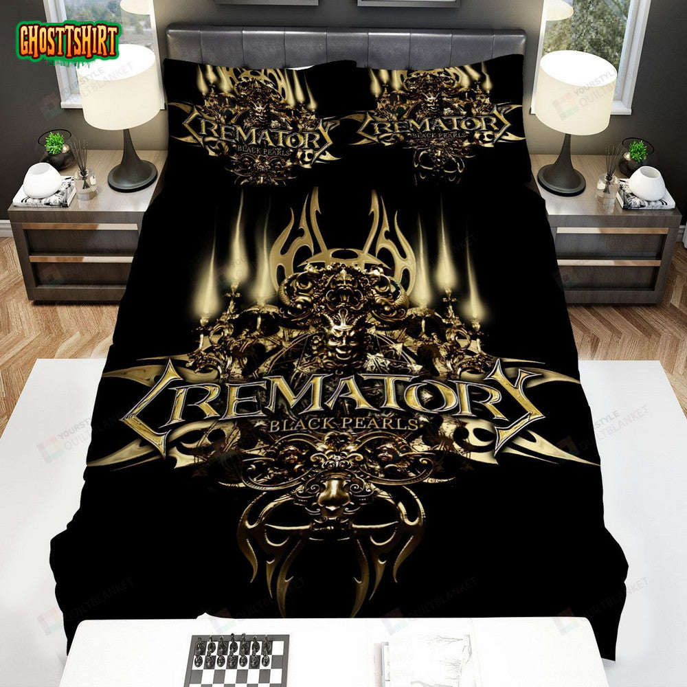 Crematory Album Cover Black Pearls Bed Sheets Spread Comforter Duvet Cover Bedding Set