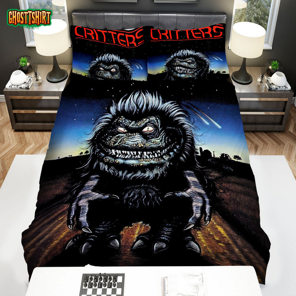 Critters Movie Poster 1 Bed Sheets Spread Comforter Duvet Cover Bedding Set