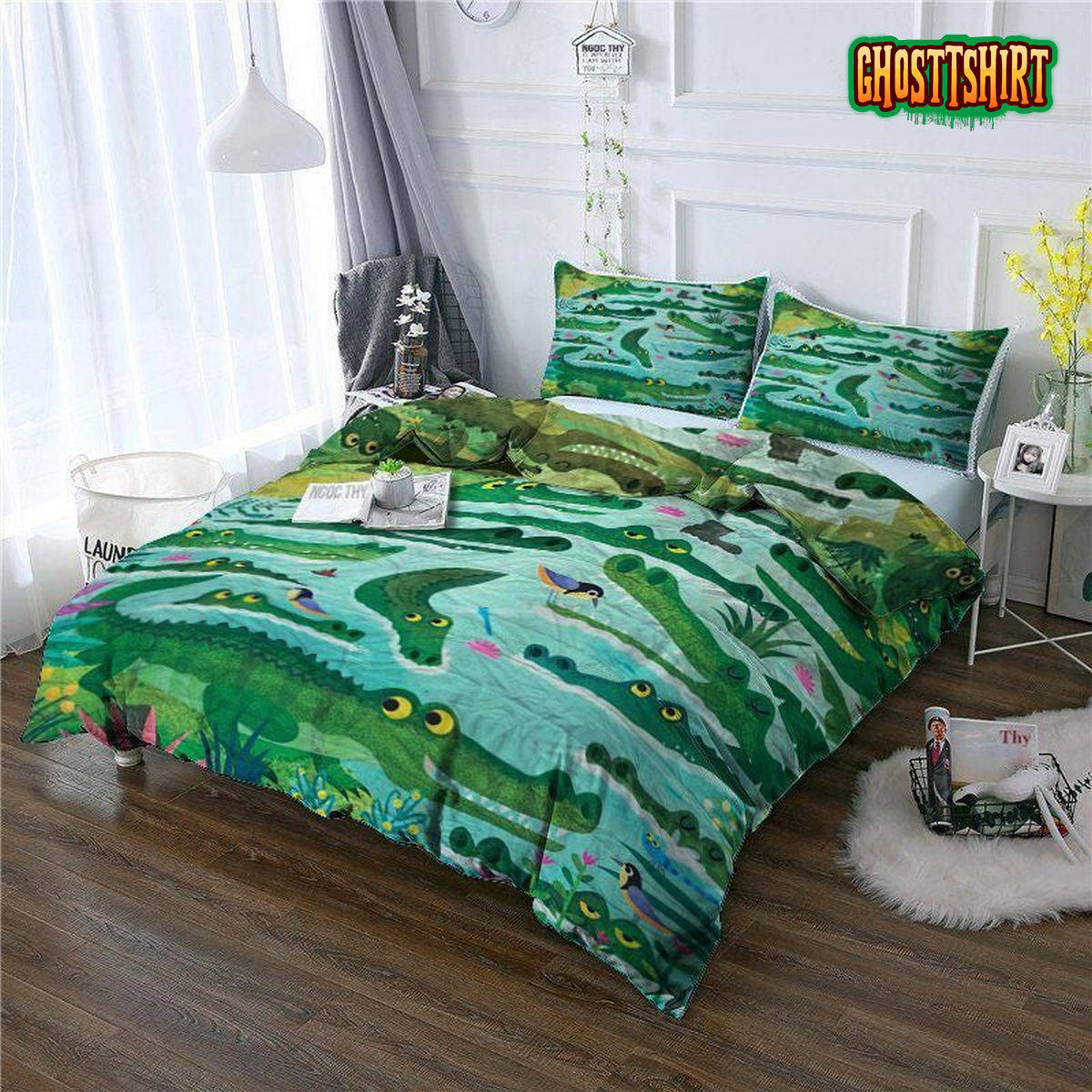 Crocodile Bed Sheets Duvet Cover Bedding Set