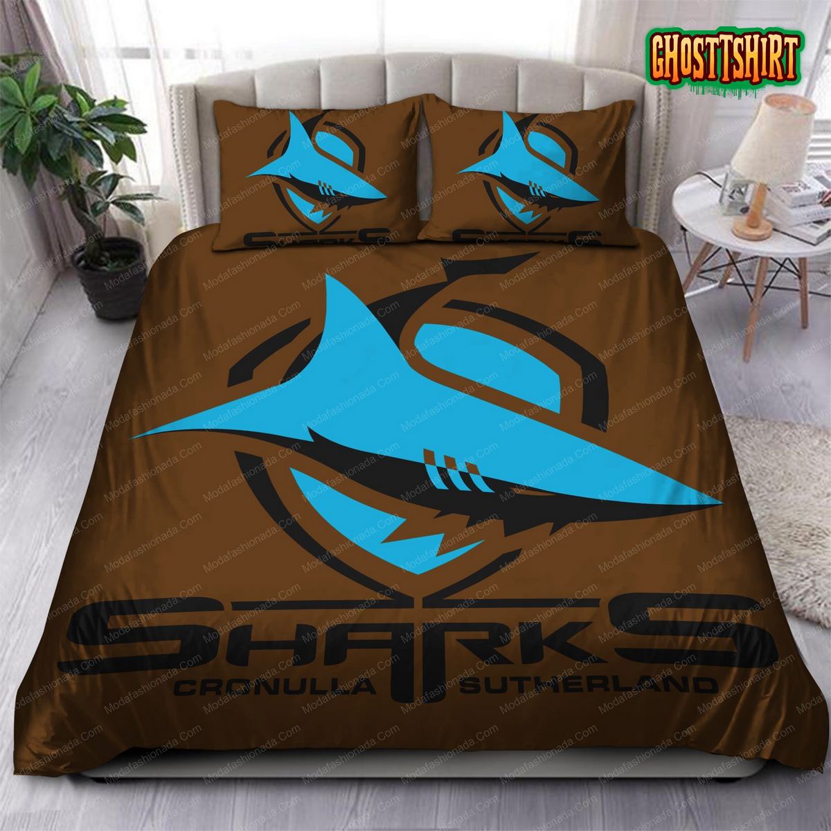 Cronulla Sharks Logo Bedding Set