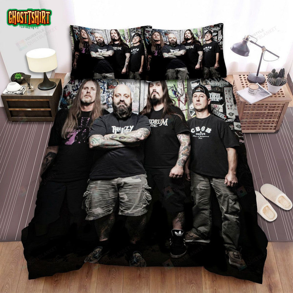 Crowbar Band Standing Pose Bed Sheets Spread Comforter Duvet Cover Bedding Set