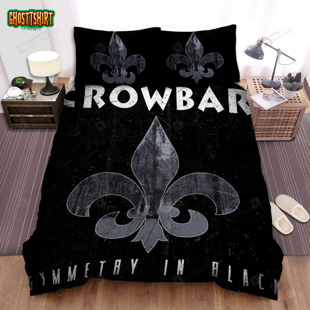 Crowbar Band Symmetry In Black Album Cover Bed Sheets Spread Comforter Duvet Cover Bedding Set