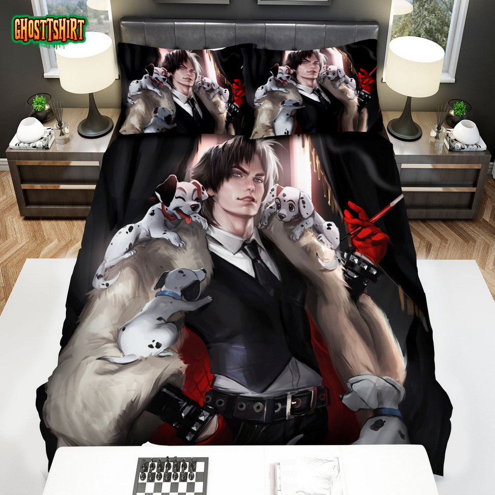 Cruella Movie Art 10 Bed Sheets Spread Comforter Duvet Cover Bedding Set