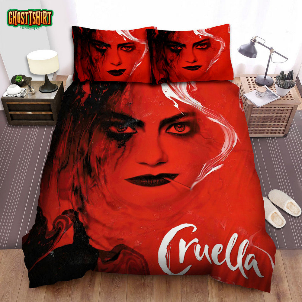 Cruella Movie Art 7 Bed Sheets Spread Comforter Duvet Cover Bedding Set