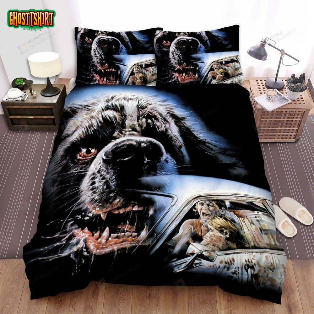 Cujo Movie Poster 3 Bed Sheets Spread Comforter Duvet Cover Bedding Set