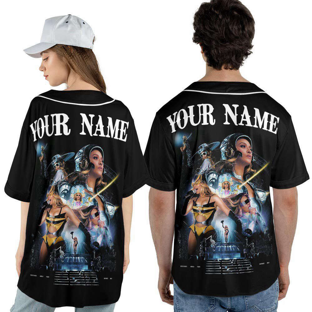 Custom Name v1 Beyonceee Baseball Jersey, Renaissance Tour Baseball Jersey For Men Women - lylyprint.com