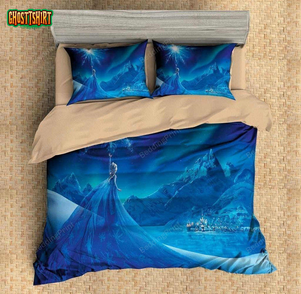 Customize Duvet Cover Set Frozen Elsa 3pcs Bedding Set