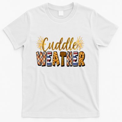 Cuddle Weather Cute Fall Pattern T-Shirt