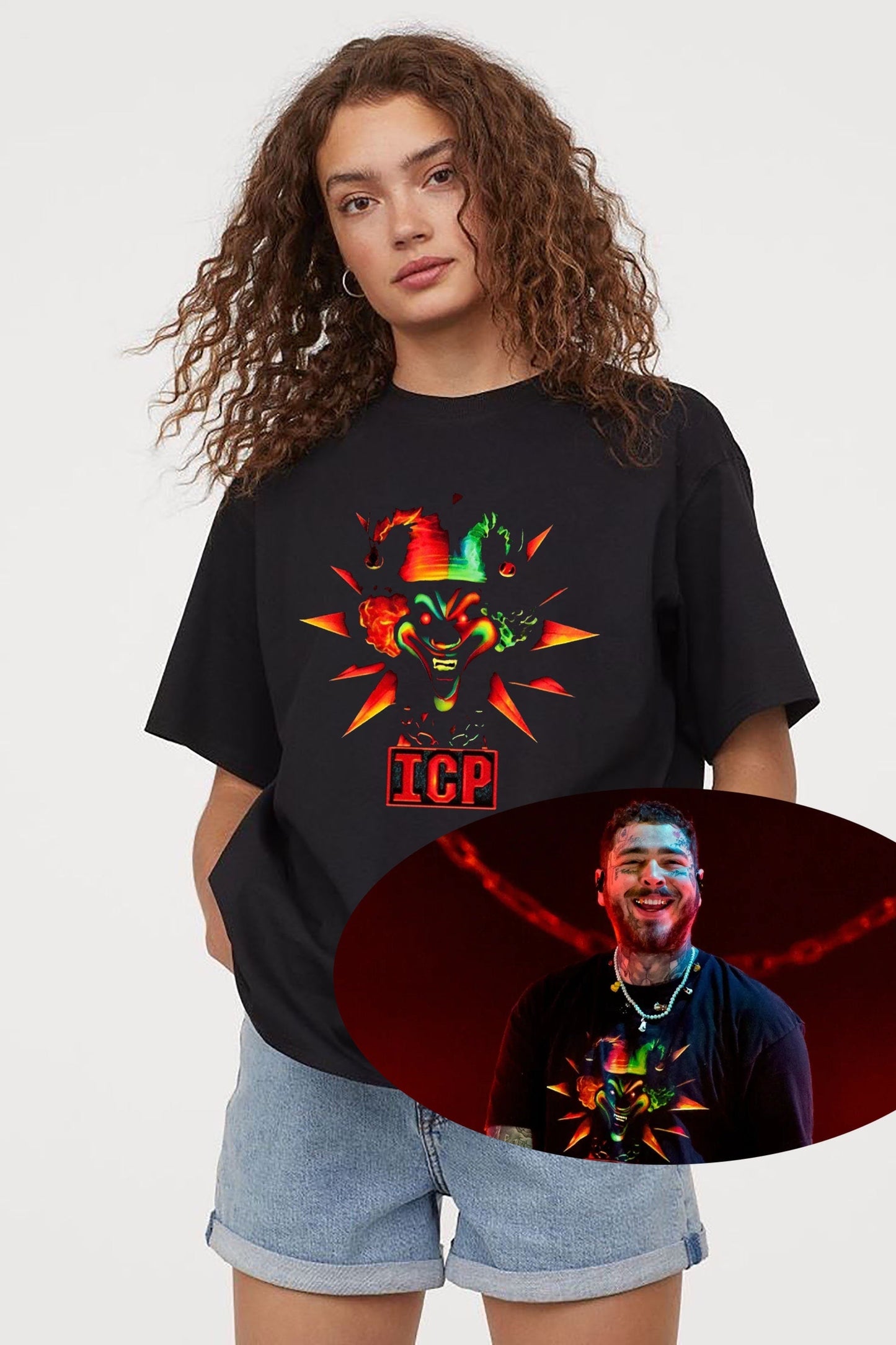 Post Malone Double sided tshirt