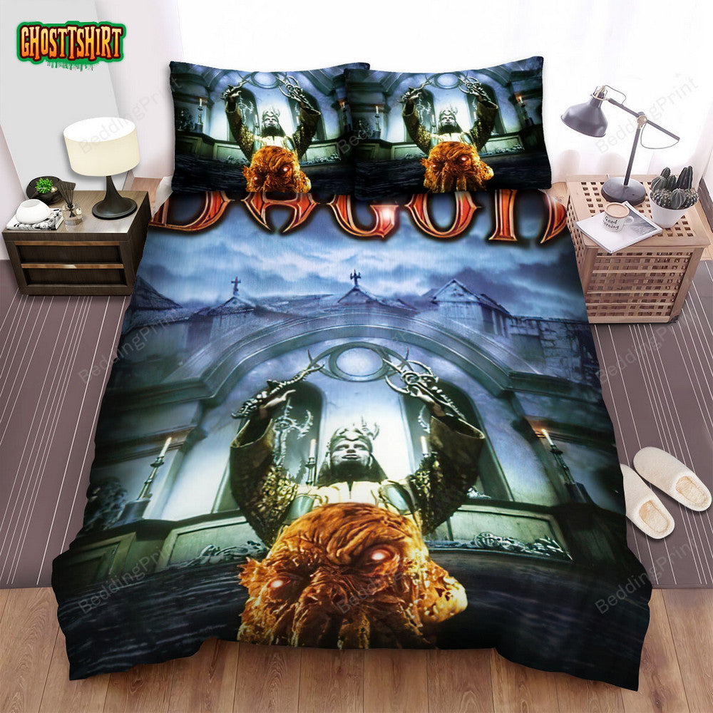 Dagon A Monstrous God Of The Sea Movie Poster Bed Sheets Duvet Cover Bedding Set