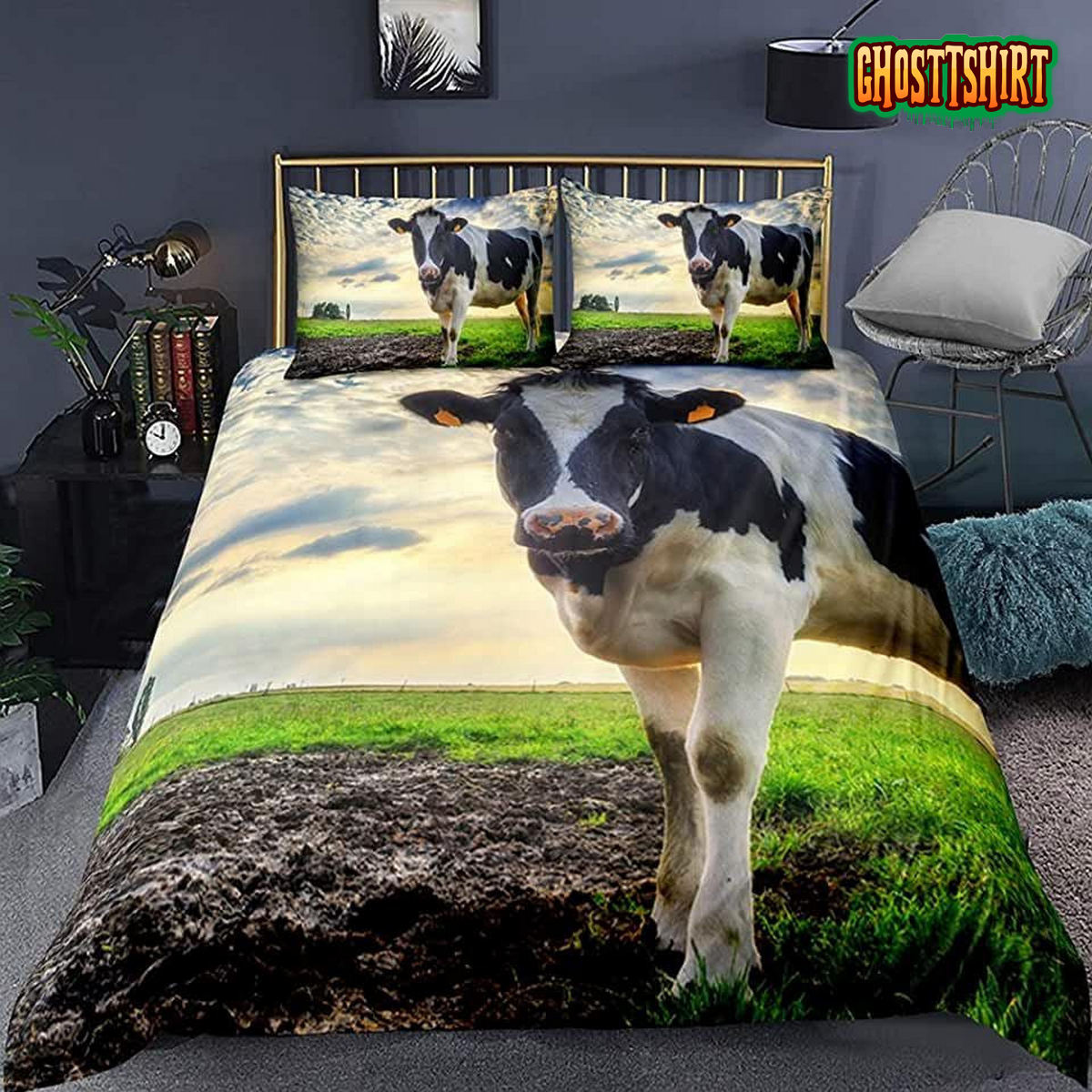 Dairy Cow Bedding Set