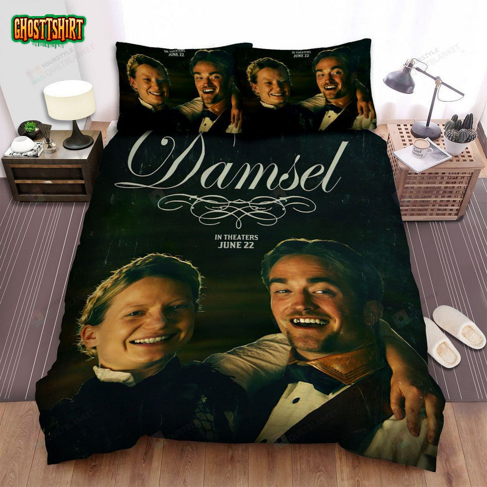 Damsel (I) Movie Poster Bed Sheets Spread Comforter Duvet Cover Bedding Set Ver 3