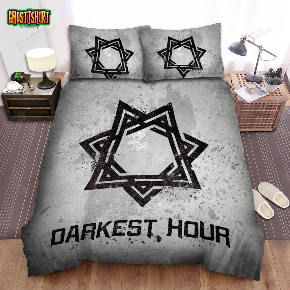 Darkest Hour Album Music With Logo Bed Sheets Spread Comforter Duvet Cover Bedding Set