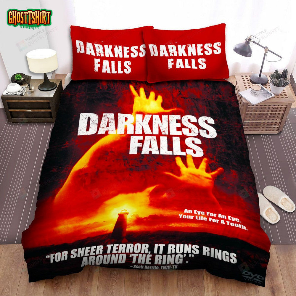 Darkness Falls Movie Poster I Photo Bed Sheets Spread Comforter Duvet Cover Bedding Set