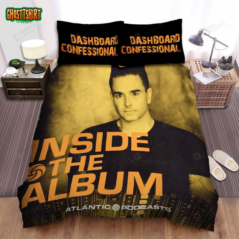 Dashboard Confessional Inside The Album Bed Sheets Spread Comforter Duvet Cover Bedding Set