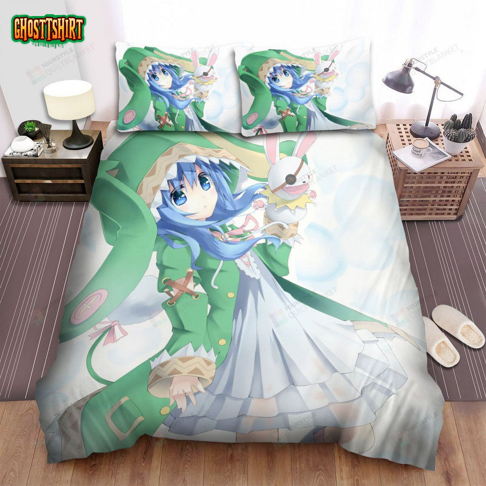 Date A Live Character Yoshino Bed Sheets Spread Comforter Duvet Cover Bedding Set