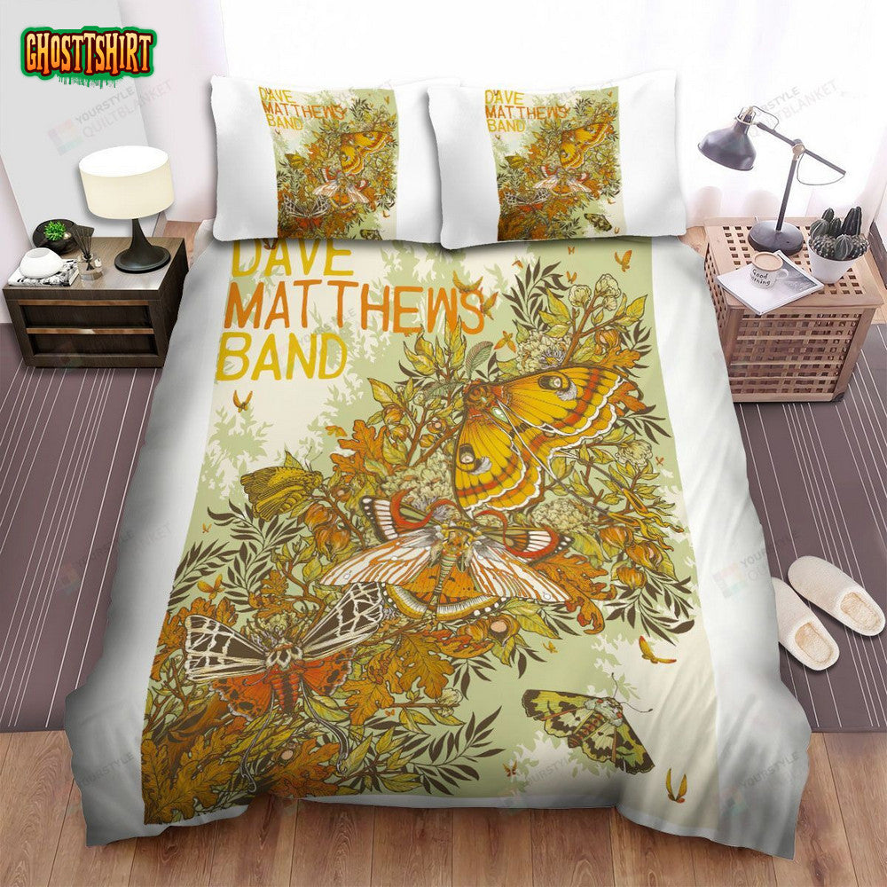 Dave Matthews Butterfly Poster Bed Sheets Spread Comforter Duvet Cover Bedding Set