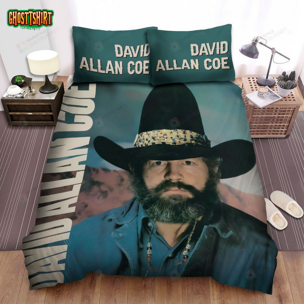 David Allan Coe Rough Rider Album Cover Bed Sheets Spread Comforter Duvet Cover Bedding Set