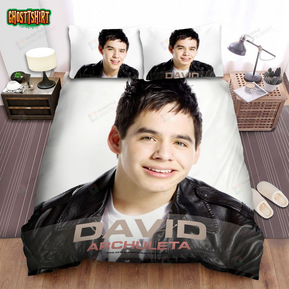 David Archuleta Poster 3 Bed Sheets Spread Comforter Duvet Cover Bedding Set