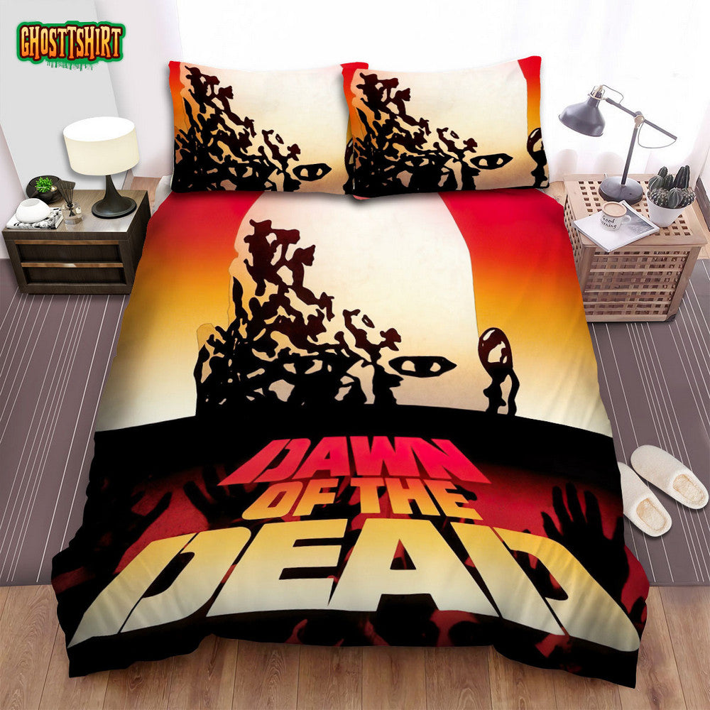 Dawn Of The Dead Movie Poster 6 Bed Sheets Spread Comforter Duvet Cover Bedding Set