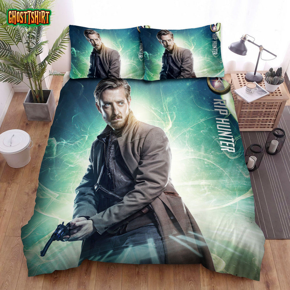 Dc's Legends Of Tomorrow (2016) Rip Hunter Poster Bed Sheets Duvet Cover Bedding Set