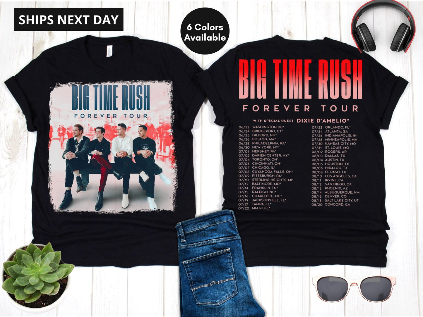 Big Time Rush Forever Tour 2022 Unisex T-shirt, Forever Tour T Shirt