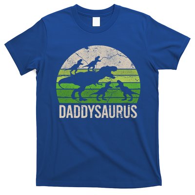 Daddy Dinosaur Gift Daddysaurus Rex 4 Cool Gift Cool Gift T-Shirt