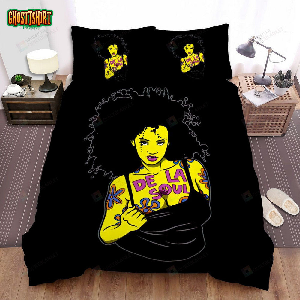 De La Soul Band With Salem Sunday Bed Sheets Spread Comforter Duvet Cover Bedding Set
