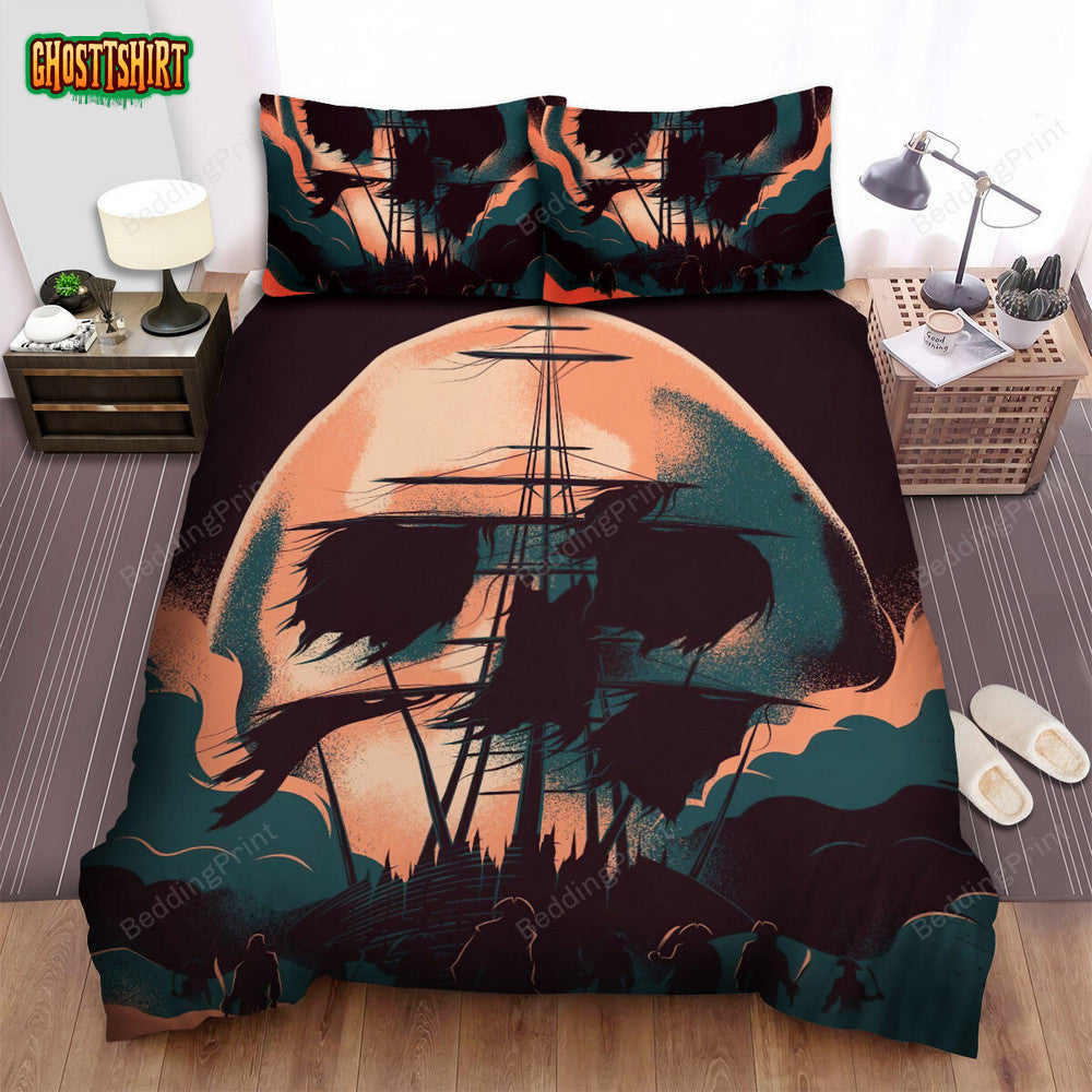 Dead Men Tell No Tales (2017) Movie Illustration Bed Sheets Duvet Cover Bedding Set