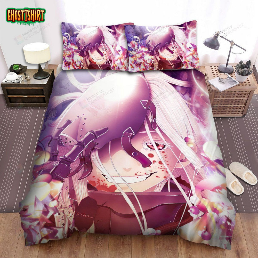 Deadman Wonderland Anime Deddoman Wandarando Bed Sheets Spread Comforter Duvet Cover Bedding Set