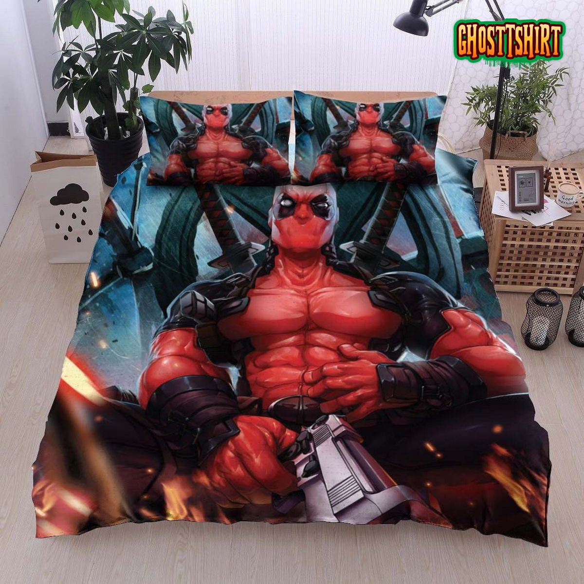 Deadpool Bedding Sets Duvet Cover & Pillow Cases