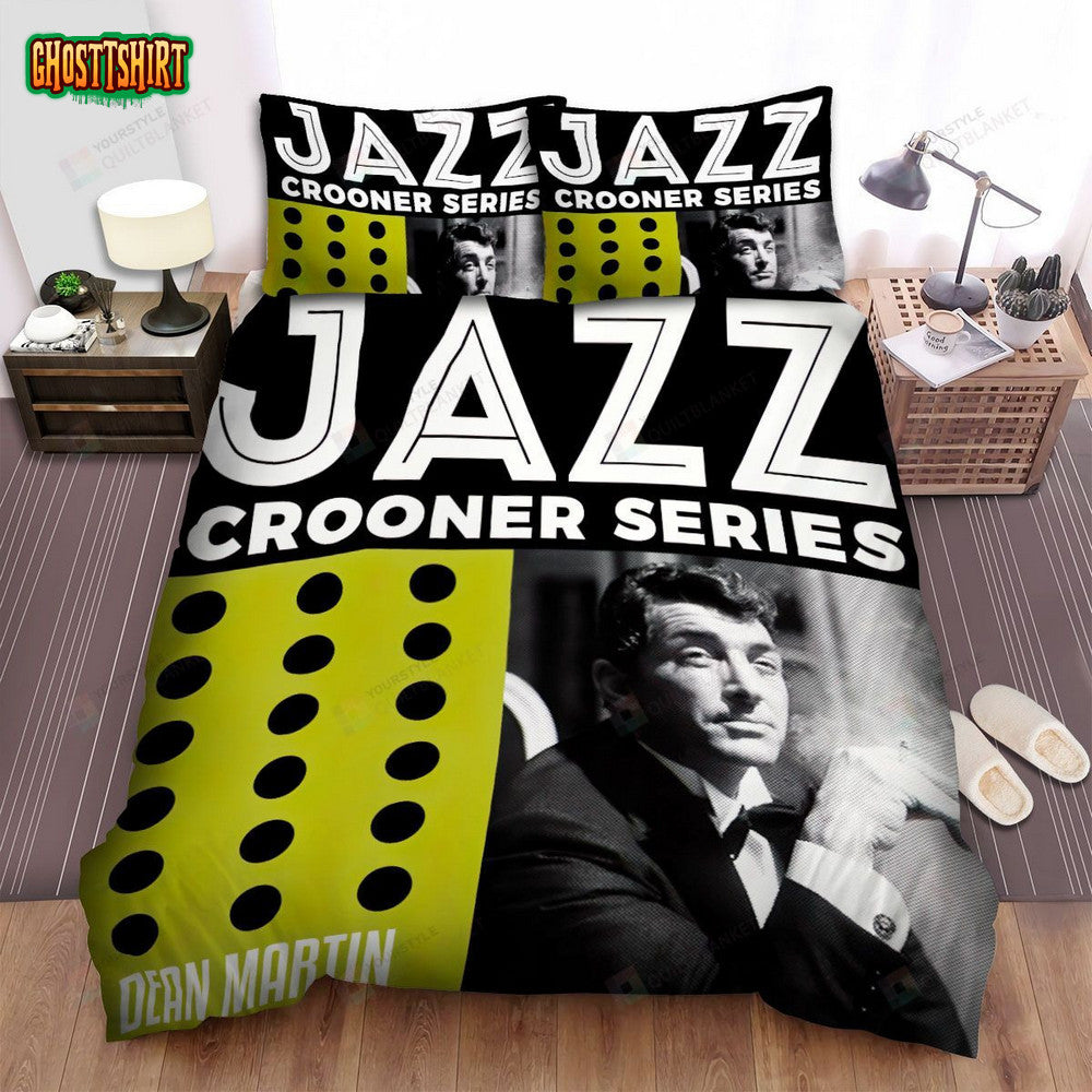 Dean Martin Jazz Crooner Series Album Cover Bed Sheets Spread Comforter Duvet Cover Bedding Set