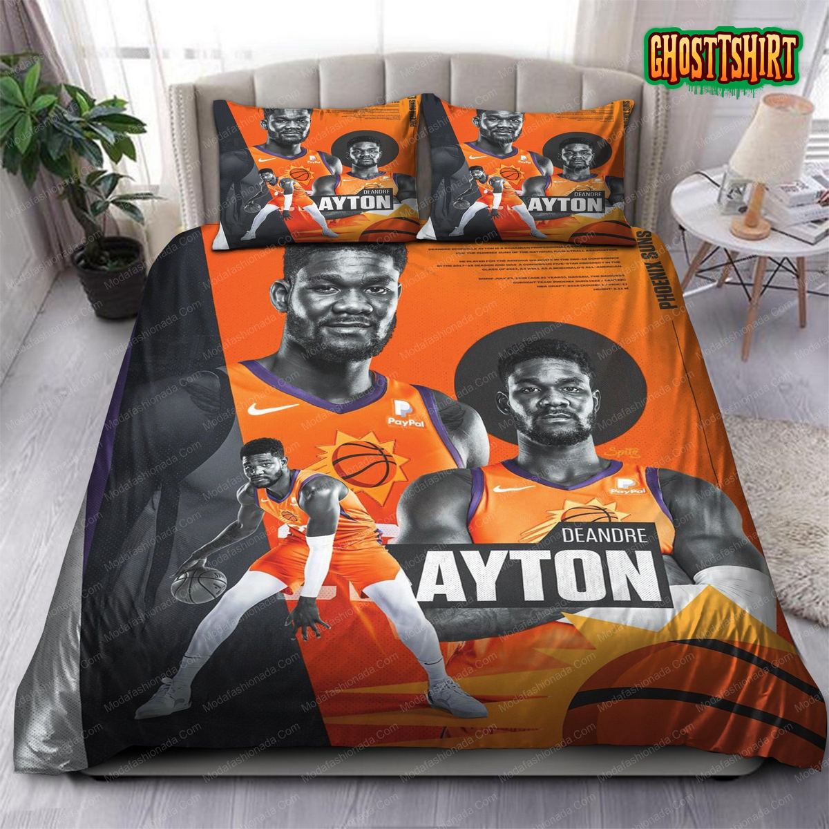 Deandre Ayton Phoenix Suns NBA 97 Bedding Set