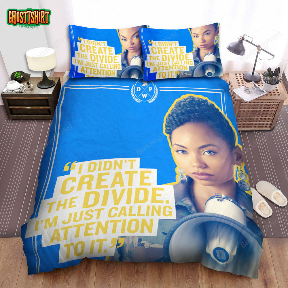 Dear White People (2017–2021) Sam, The Rebel Poster Bed Sheets Duvet Cover Bedding Set