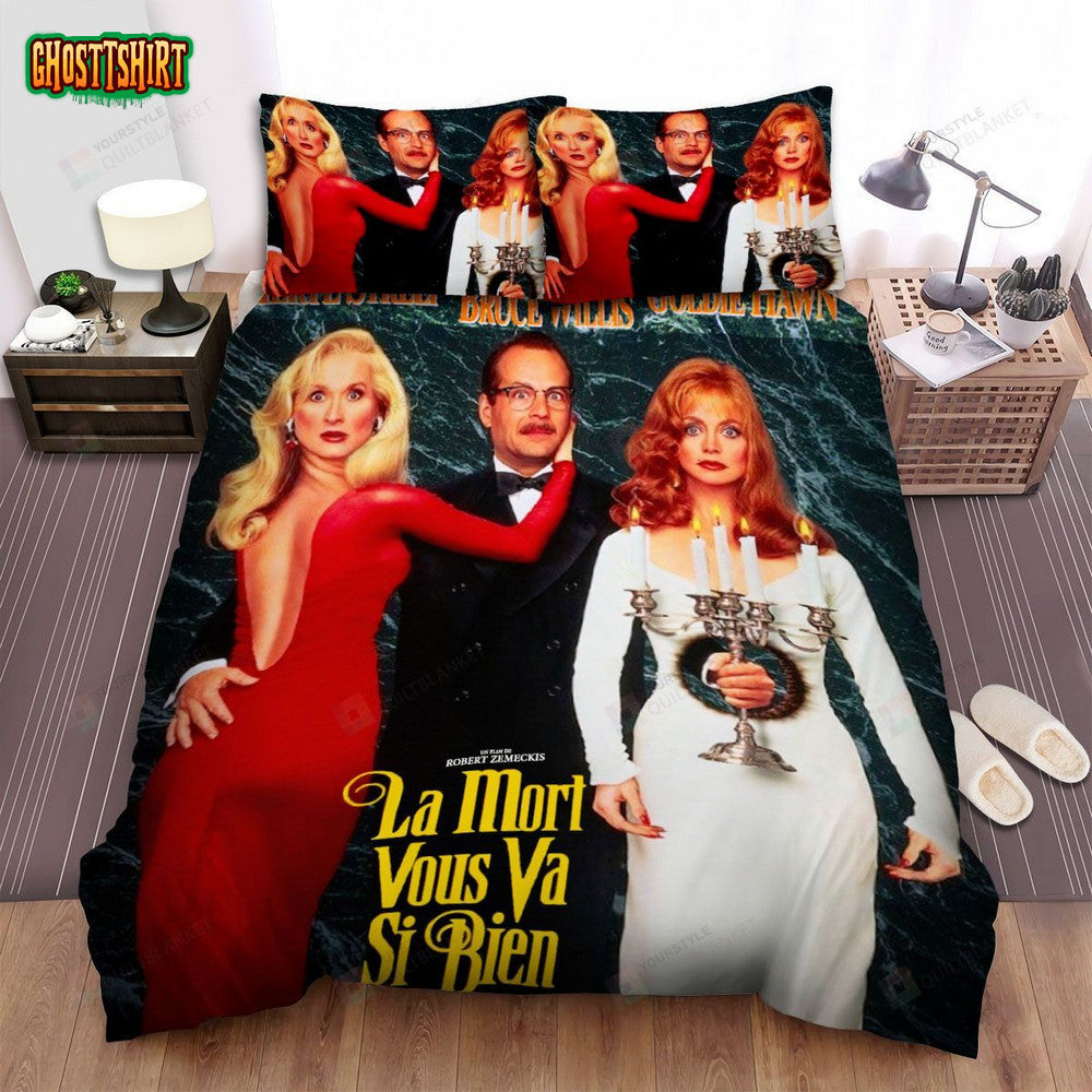 Death Becomes Her Movie Poster 2 Bed Sheets Spread Comforter Duvet Cover Bedding Set