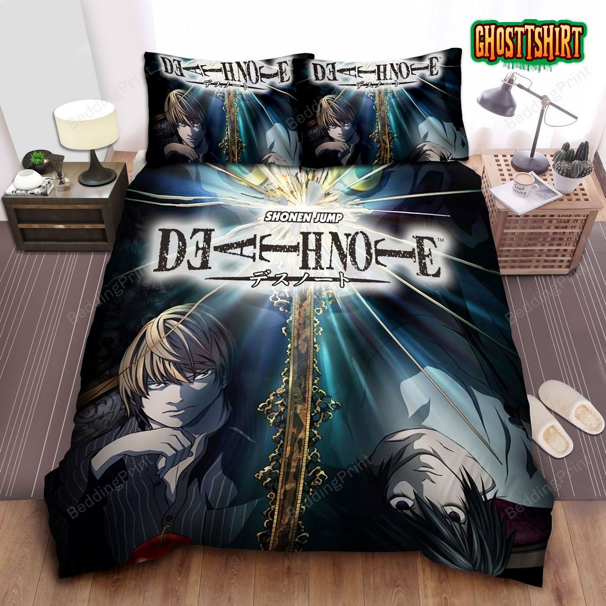 Death Note, Anime Wallpaper Bed Sheets Duvet Cover Bedding Set