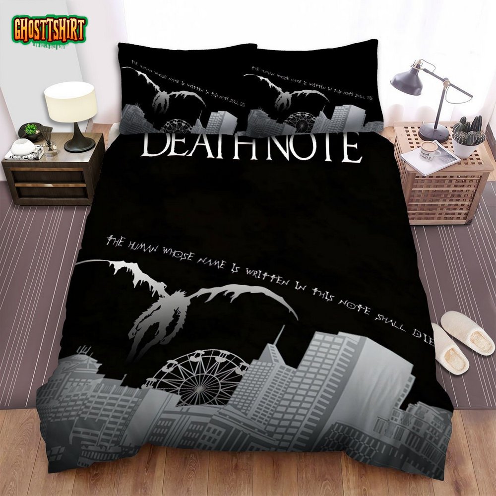 Death Note (I) Movie Poster Ii Photo Bed Sheets Duvet Cover Bedding Set