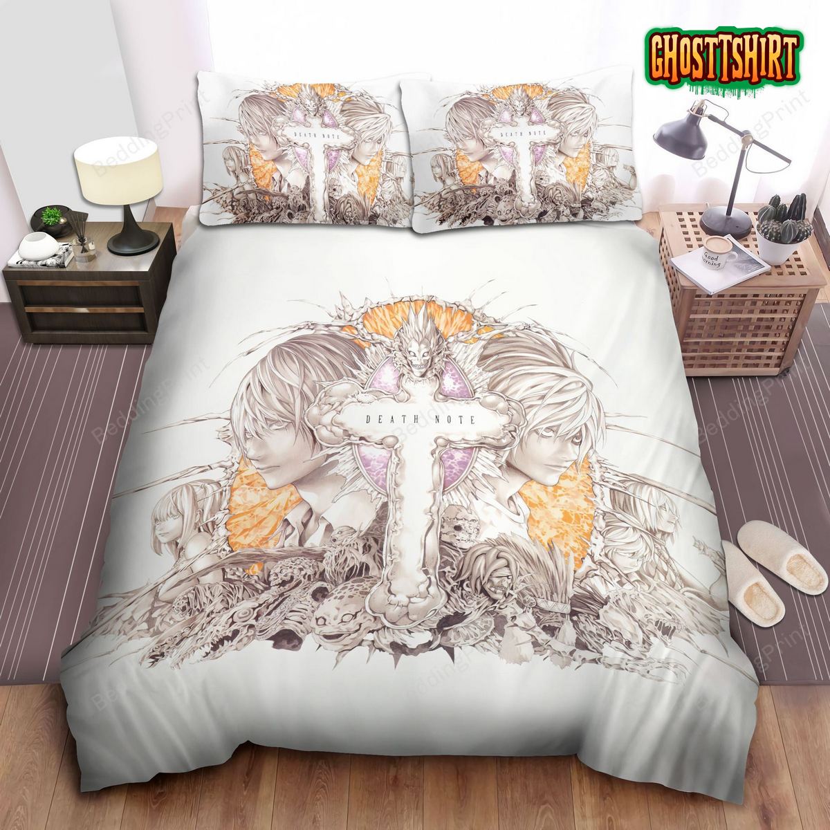 Death Note, Manga Characters Bed Sheets Duvet Cover Bedding Set