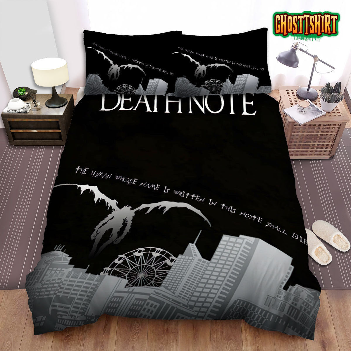 Death Note Movie Poster Ii Photo Bed Sheets Duvet Cover Bedding Set