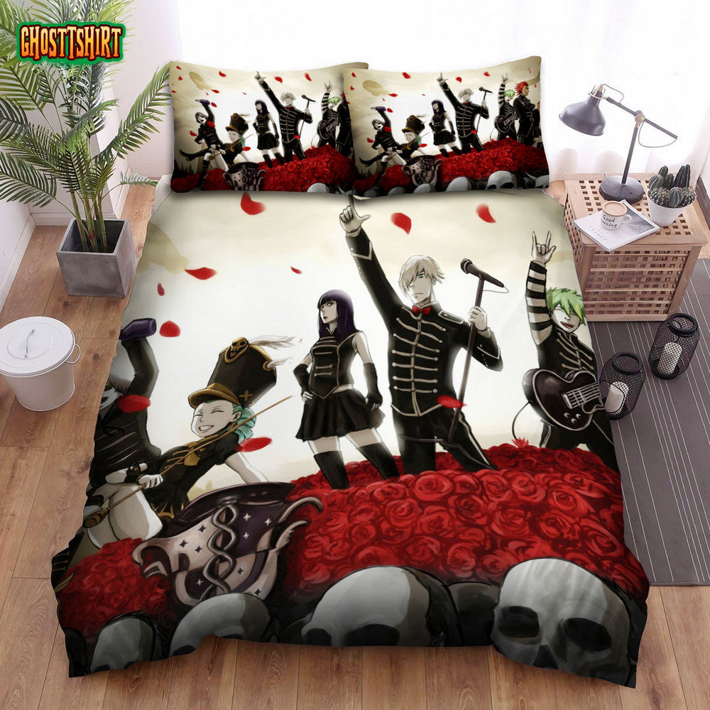 Death Parade Characters Band Bed Sheets Spread Comforter Duvet Cover Bedding Set