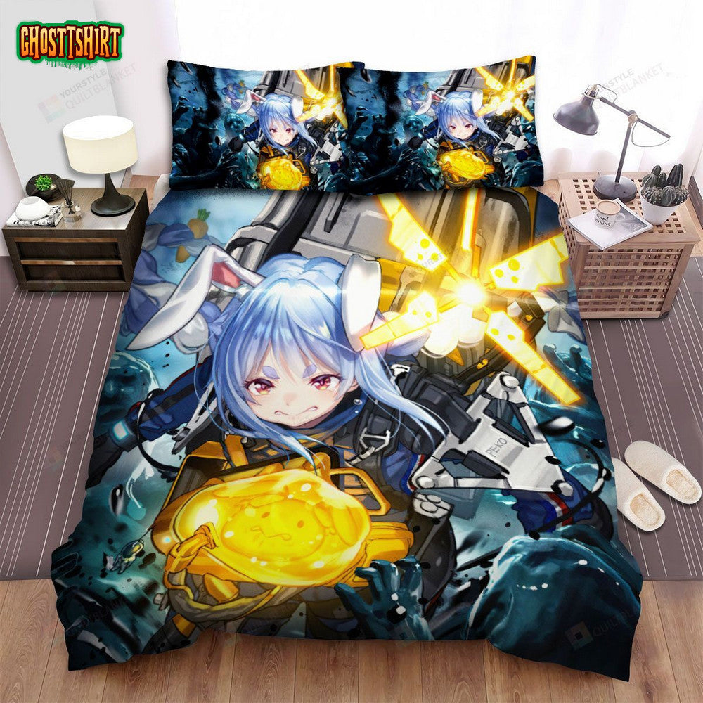 Death Stranding Anime Girl Bed Sheets Spread Duvet Cover Bedding Set