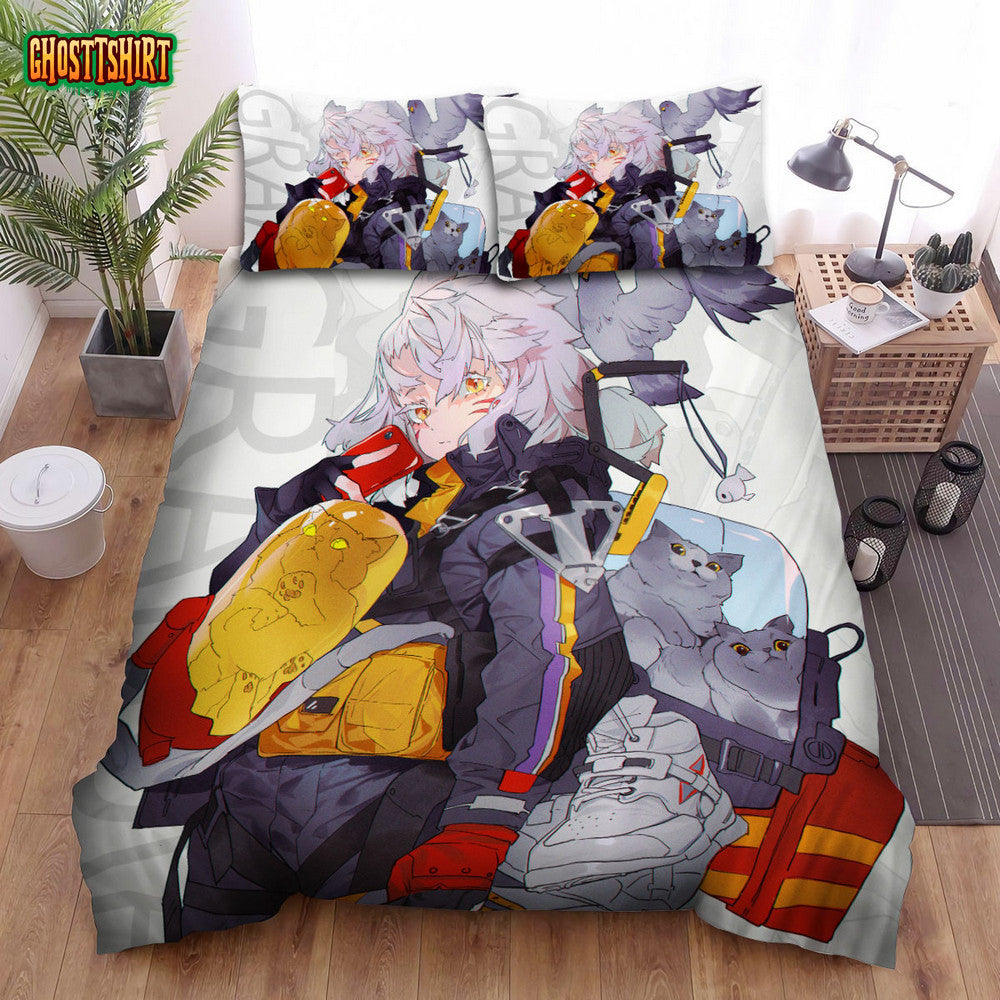 Death Stranding In Anime Art Style Bed Sheets Spread Duvet Cover Bedding Set