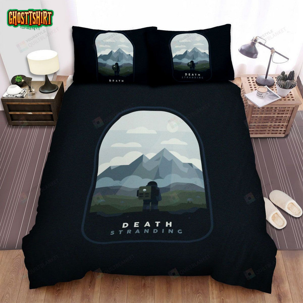 Death Stranding Minimal Art Poster Bed Sheets Spread Duvet Cover Bedding Set