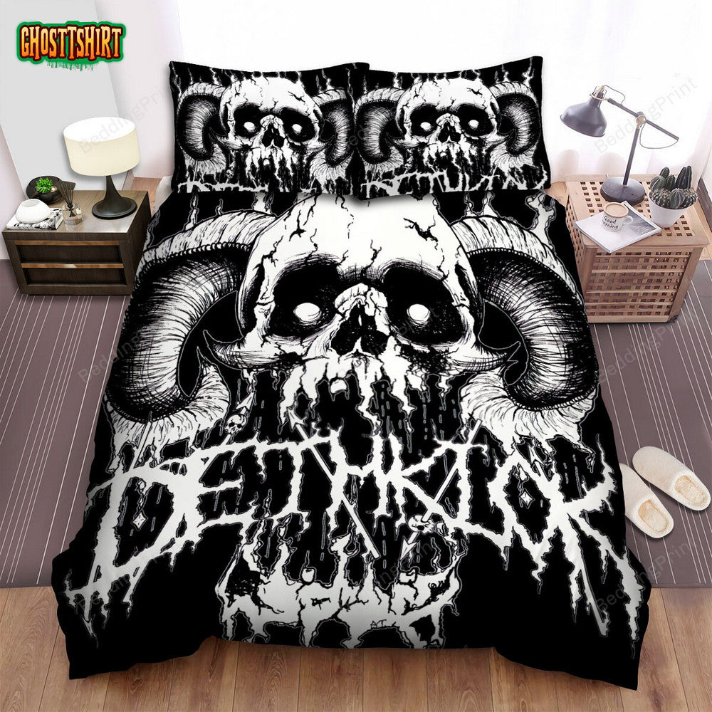 Dethklok Band Yell Bed Sheets Duvet Cover Bedding Set