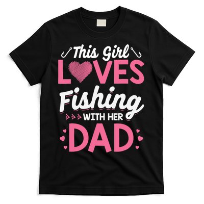 Daughter Fishing Dad Daughter Matching Fishing T-Shirt