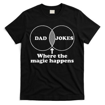 Dad Jokes Venn Diagram T-Shirt