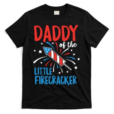 Daddy Of The Little Firecracker Pregnancy Announcement T-Shirt