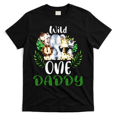 Daddy Of The Wild One Zoo Birthday Safari Jungle Animal T-Shirt