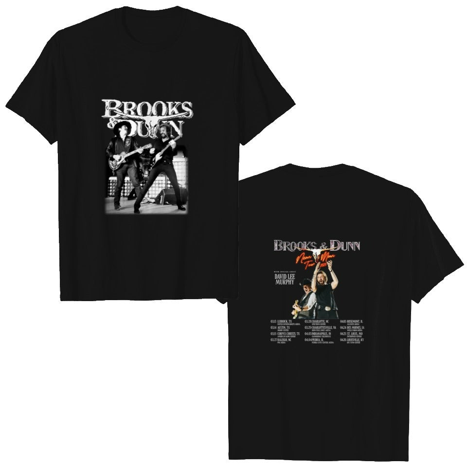 Brooks and Dunn 2025 Tour Neon Moon Country Music T-Shirt Gift For Fans